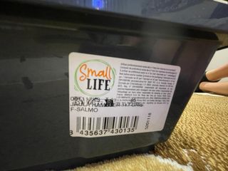 Jaula para hámster negra con maron