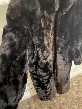 Abrigo Piel Auténtica Margome Negro