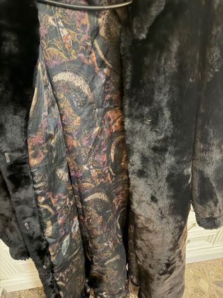 Abrigo Piel Auténtica Margome Negro