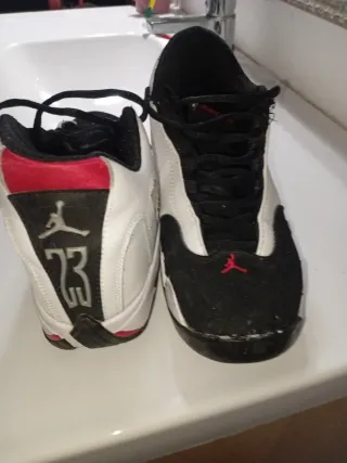 Jordan 14 Zapatillas Blancas y Negras