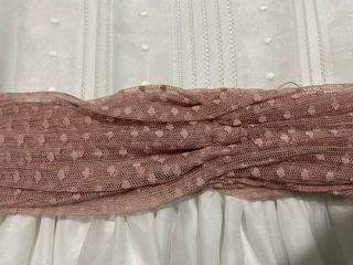 Vestido de Comunión Blanco y Rosa