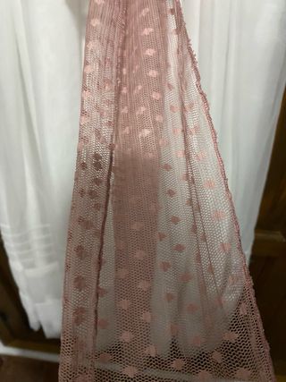 Vestido de Comunión Blanco y Rosa