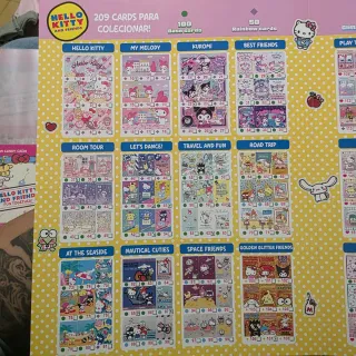 Cartas repetidas Hello Kitty