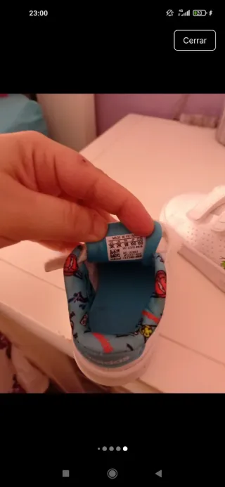 Zapatillas Adidas Bebé Talla 18