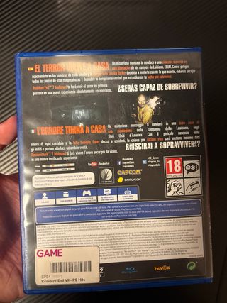 Resident Evil 7 Biohazard PS4 y Ps5
