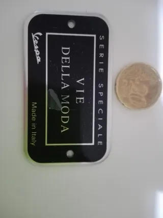 Adesivo Metallico Vespa