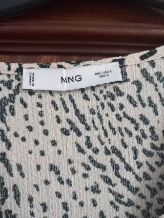 Vestido Mango estampado L