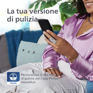 Philips Robot Aspirapolvere e Lavapavimenti Bianco