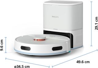 Philips Robot Aspirapolvere e Lavapavimenti Bianco