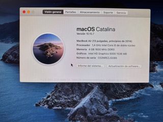 MacBook Air 2014 Argento