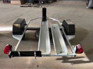 Remolque galvanizado para moto