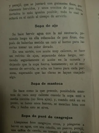 Libro de cocina de 1923, 8a edición aumentada.