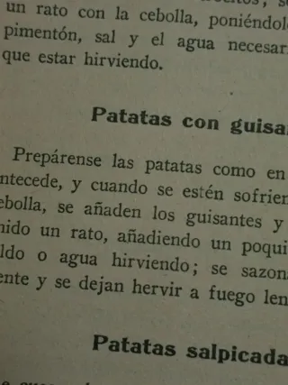 Libro de cocina de 1923, 8a edición aumentada.