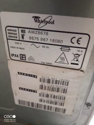 Secadora Whirlpool 8kg