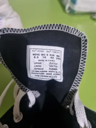 Converse All Star Blancas Talla 42