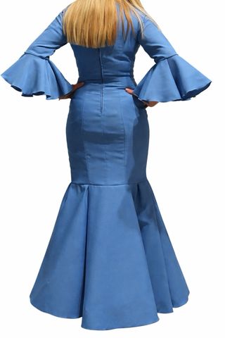 Traje de flamenca azul sin estrenar