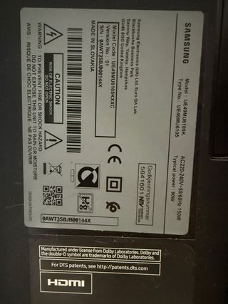 TV Samsung 49 UE49MU6105KXXC UHD 4K HDR