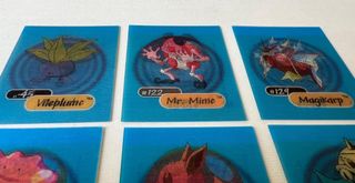 Lotto 10 carte Pokémon Yoga 3D vintage 2000