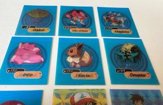 Lotto 10 carte Pokémon Yoga 3D vintage 2000