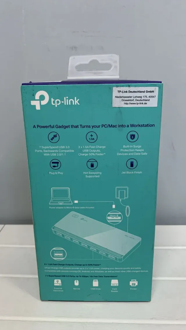 TP-Link UH700 - Hub USB 3.0 7 Puertos