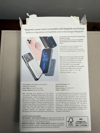 Puro Power Bank Rosa 4000 mAh