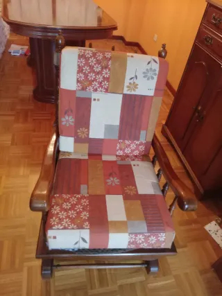 Mecedoras sillas salón ,juego de dos