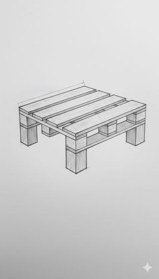 Mesa de Palets Madera
