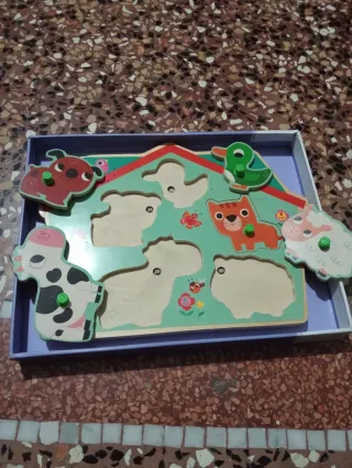 Il gioco delle forme Djeco Fattoria