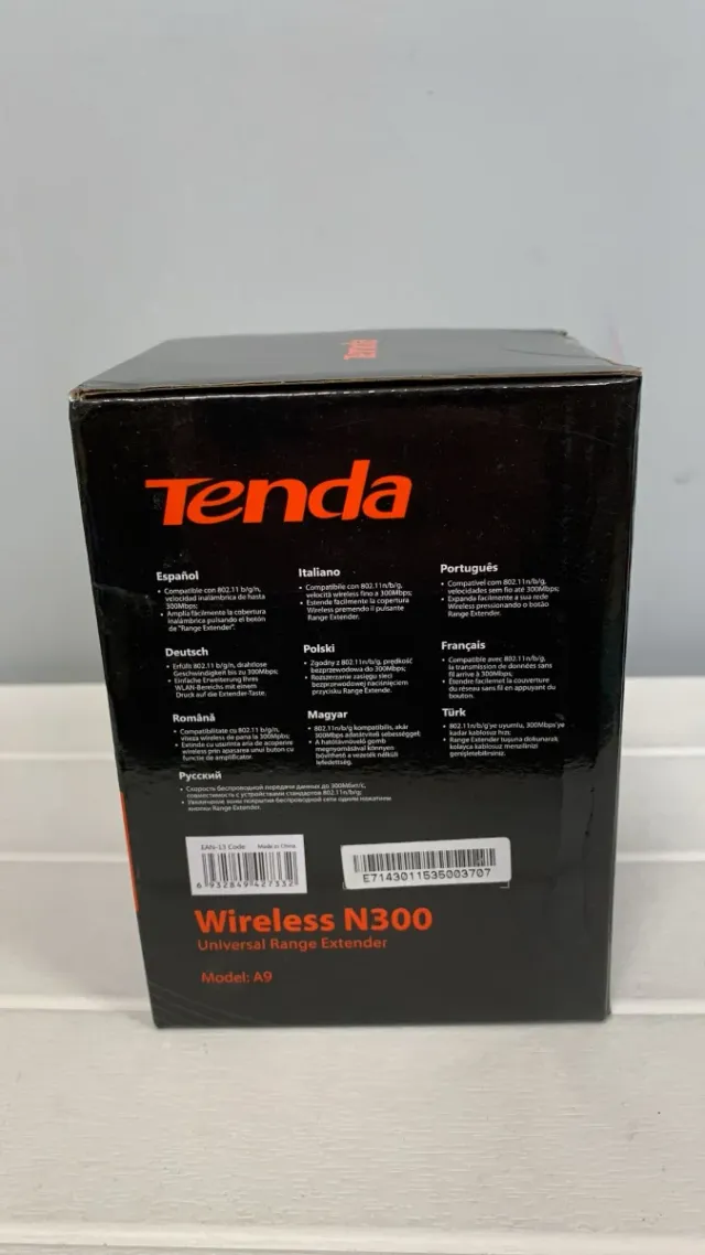 Tenda A9 N300 Repetidor Wifi Extensor Amplificador