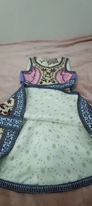 Vestido Multicolor +regalo de pendientes
