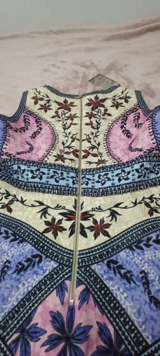 Vestido Multicolor +regalo de pendientes