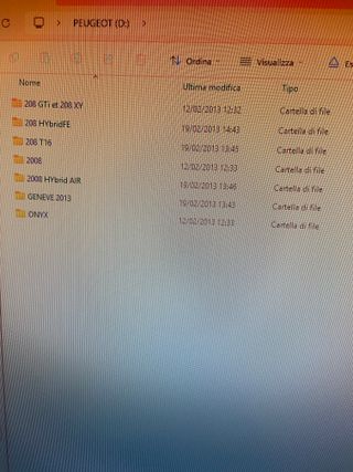 Chiavetta USB Peugeot