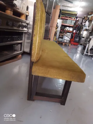 Banco de comedor tapizado