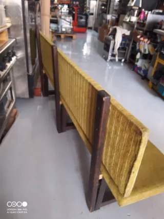 Banco de comedor tapizado