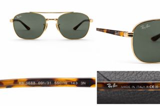 Gafas de Sol Ray-Ban Doradas Tortoise