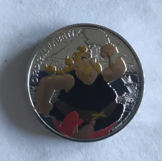 Francia 2022 medalla Asterix Ordenalfabetix