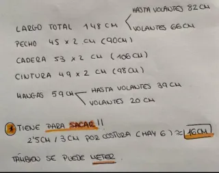 Traje de flamenca rojo y blanco