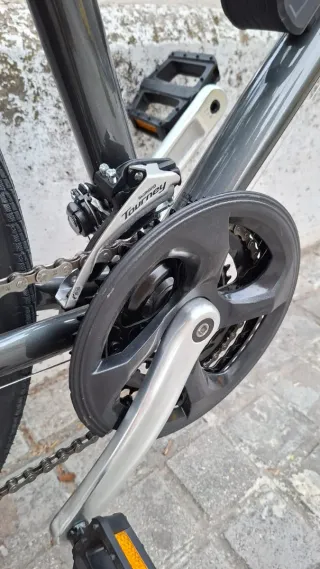 Bici Trek Híbrida Gris Talla S