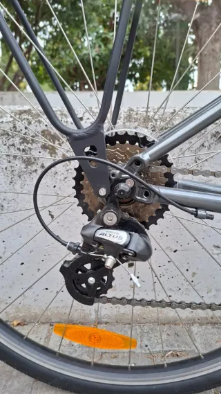 Bici Trek Híbrida Gris Talla S