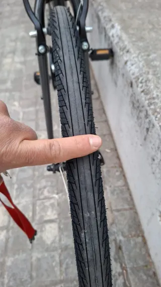 Bici Trek Híbrida Gris Talla S