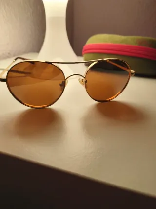 Gafas Nuevas Afflelou Marrones y Doradas