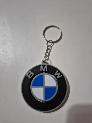 Llavero BMW,zona central giratorio.