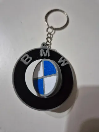 Llavero BMW,zona central giratorio.