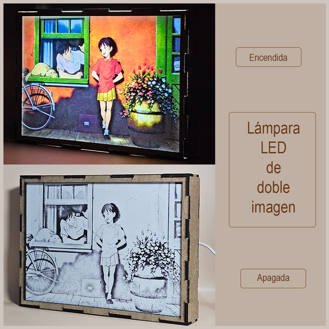 Lampara LED de Susurros del corazón