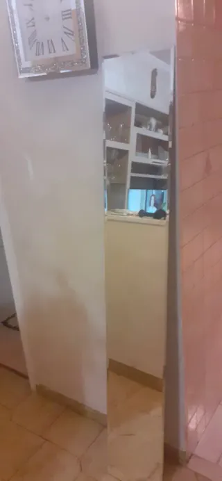 Specchio da parete orizzontale/verticale con ganci