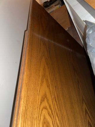 Mesa y sillas madera maciza años 90