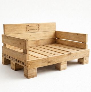 Cama Perro Palets Madera