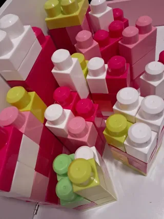 Bloques construcción infantiles 110 piezas aprox