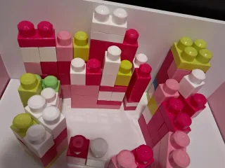 Bloques construcción infantiles 110 piezas aprox