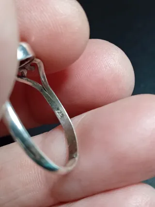 Anillo Plata Ley con Piedra cornalina